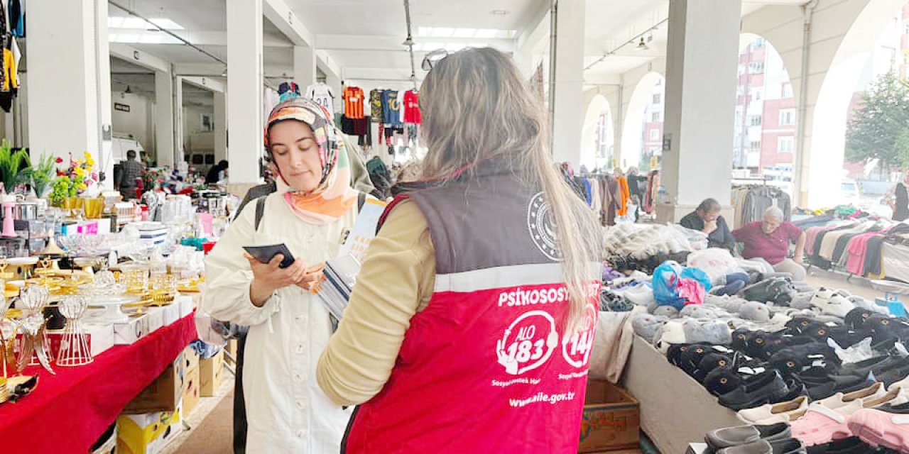 Yozgat'ta çarşı pazar gezip tek tek anlatıyorlar! Farkındalık her geçen gün artıyor