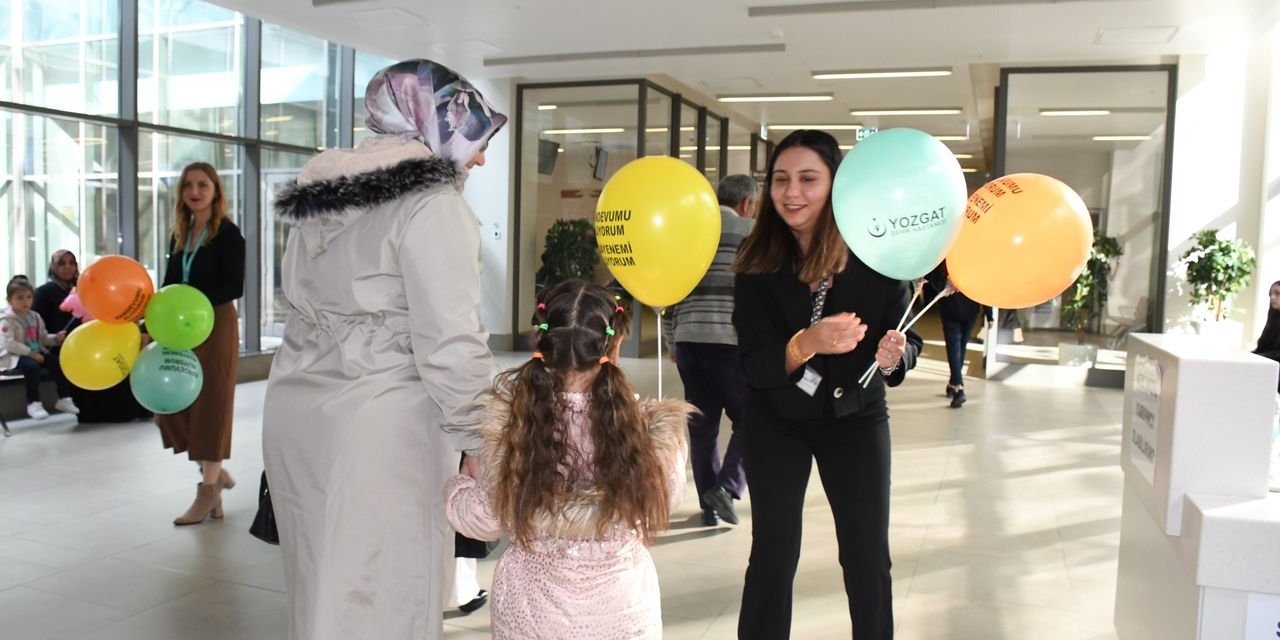 Yozgat Şehir Hastanesi'nde dikkat çeken etkinlik