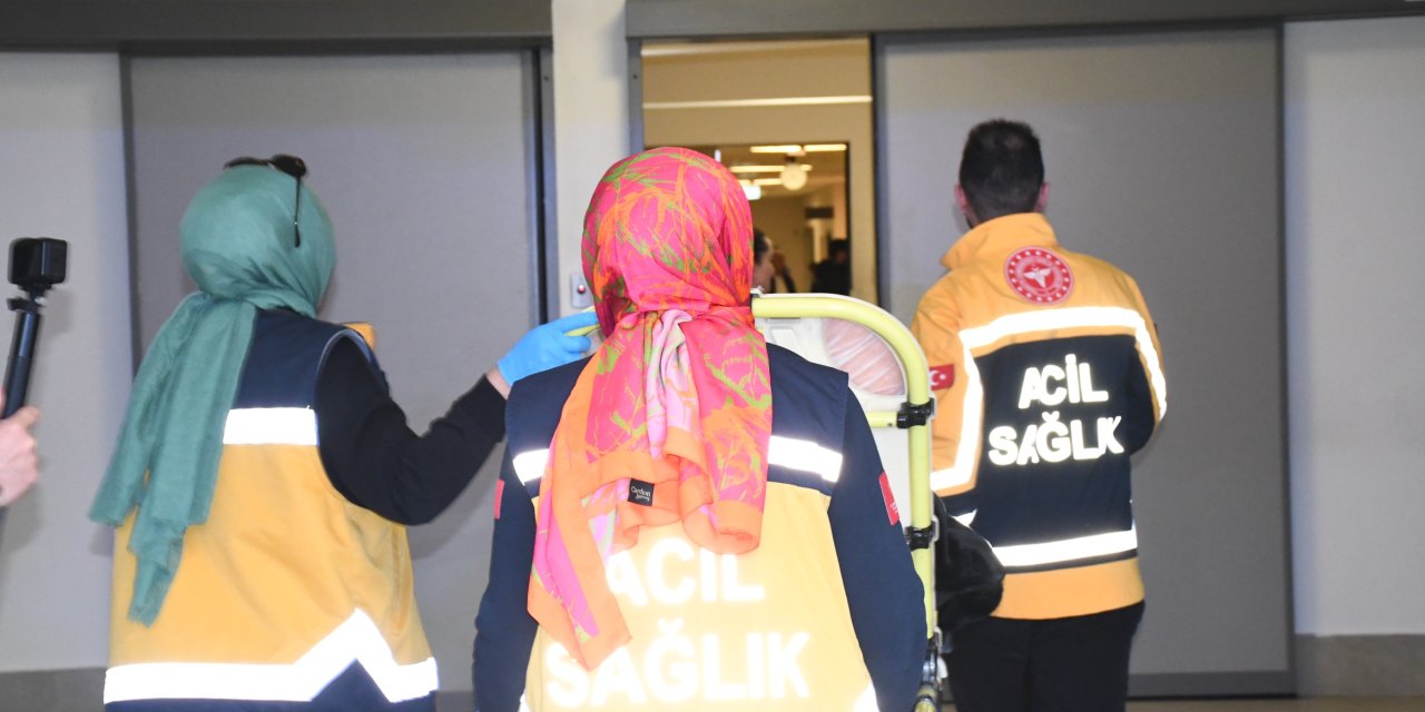 Yozgat Şehir Hastanesi'nde hareketli saatler! Tatbikat gerçeğini aratmadı