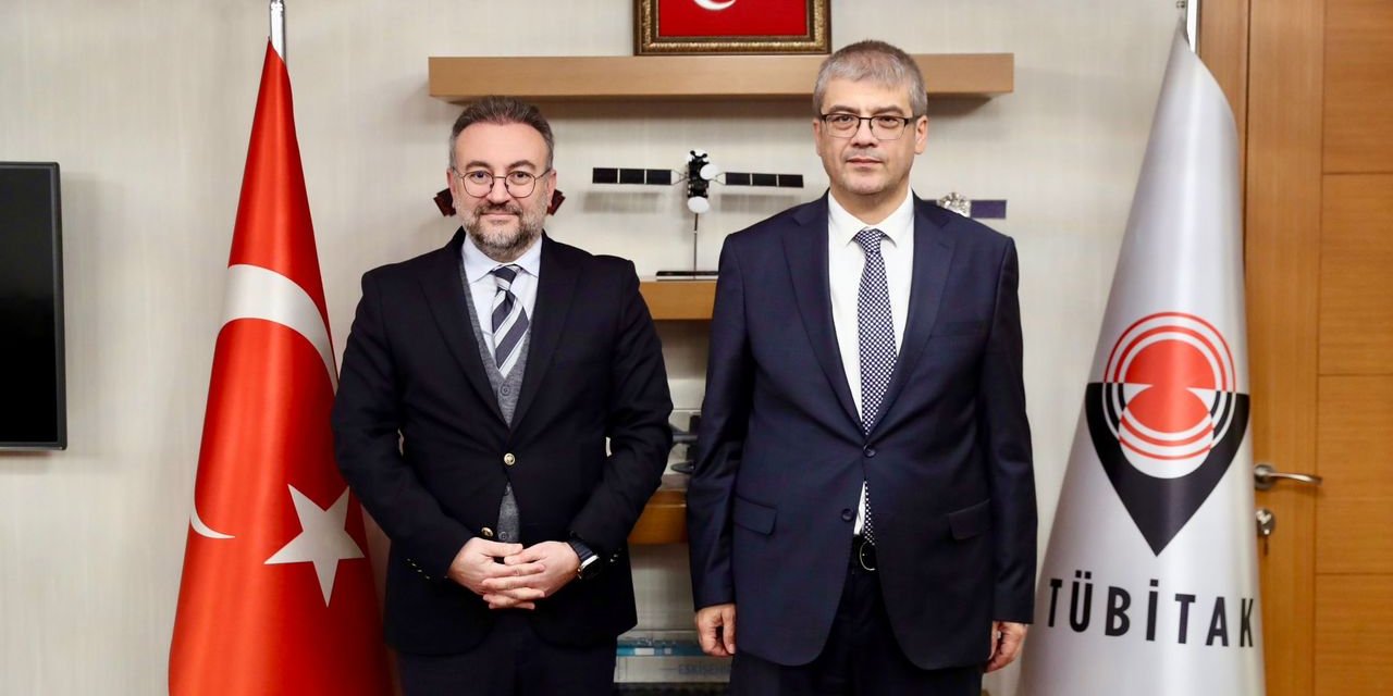 Yozgat Bozok Üniversitesi Rektörü Prof. Dr. Evren Yaşar TÜBİTAK'ta