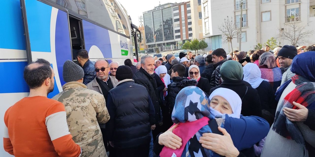 Yozgat'tan kutsal topraklara dualarla uğurlandılar