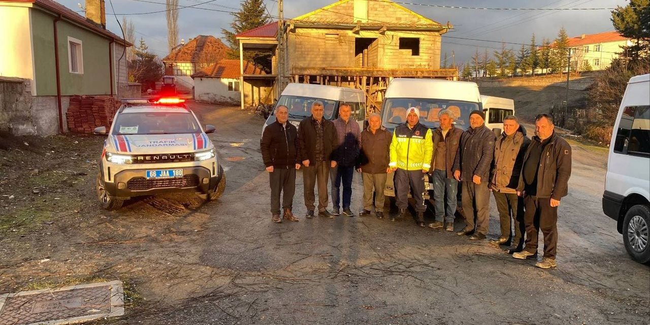 Yozgat'ta okul servislerine yönelik denetimler devam ediyor