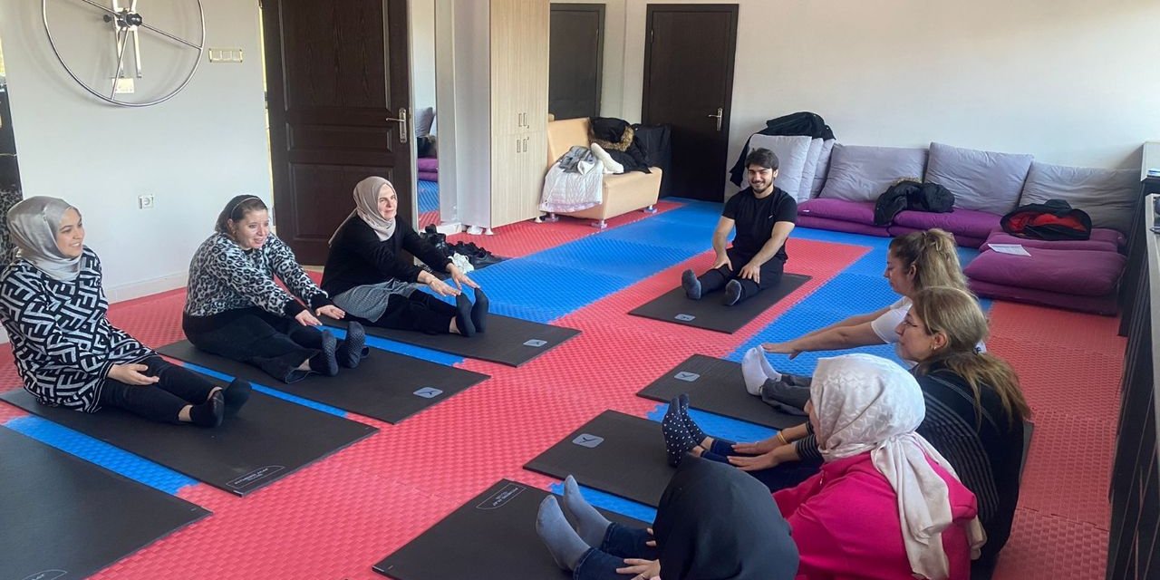 Yozgat’ta obeziteye karşı pilates etkinliği