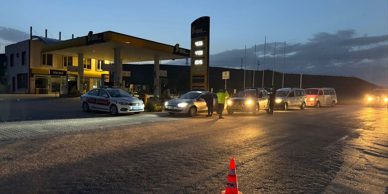 Yozgat'ta 14 ilçede eş zamanlı denetim! Çok sayıda araç trafikten men edildi