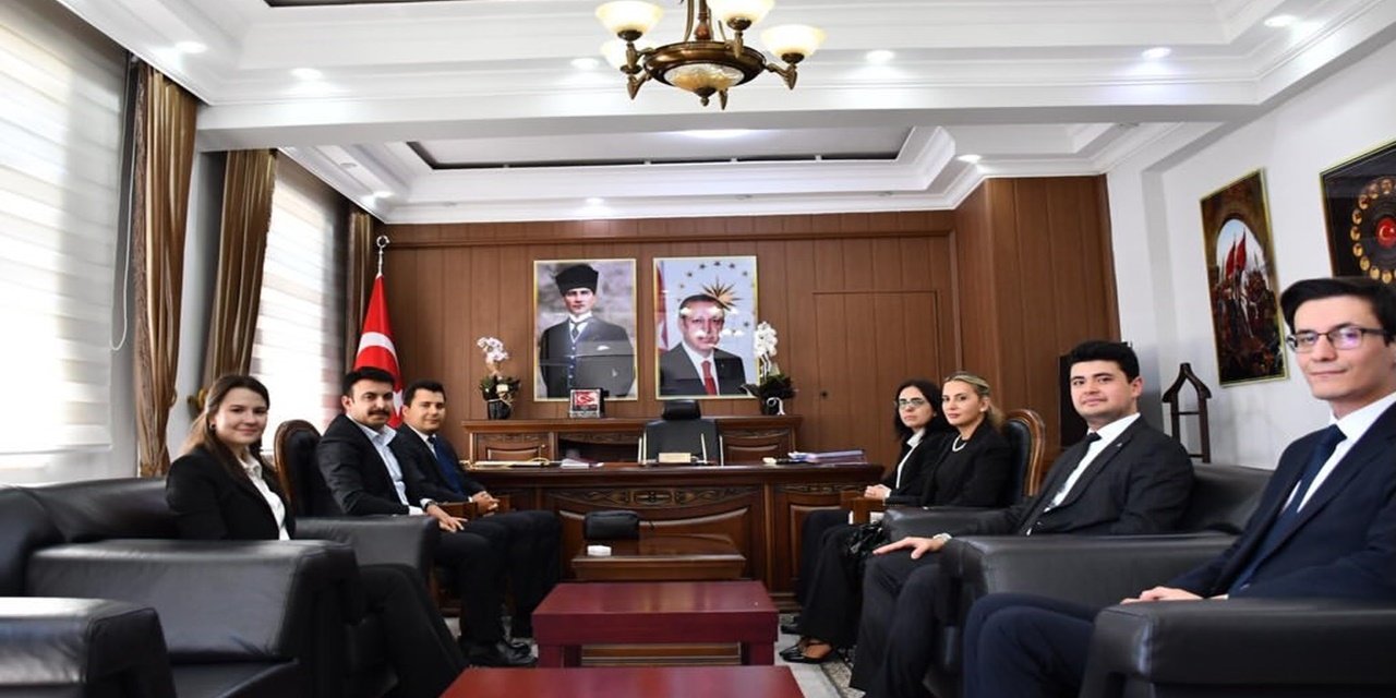 Yargı Mensuplarından Saraykent Kaymakam Akın Aydın’a Hayırlı Olsun Ziyareti