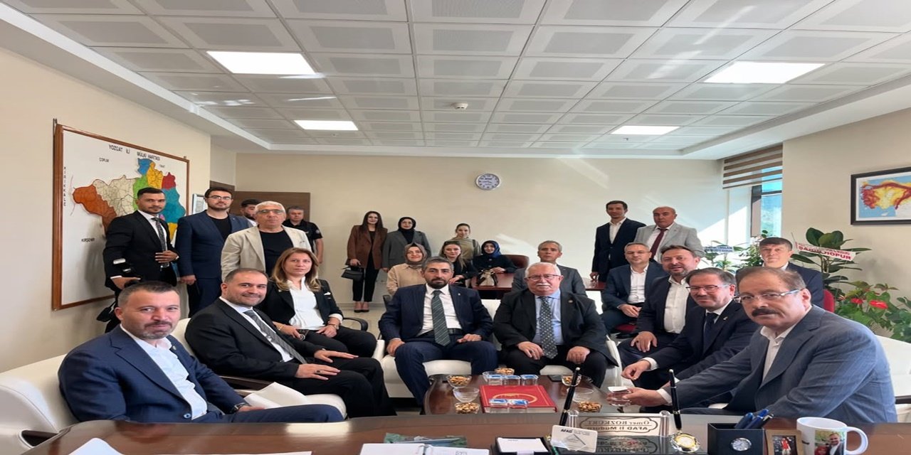 AK Parti Heyetinden Yozgat AFAD Müdürü Ömer Bozkurt’a Tebrik Ziyareti