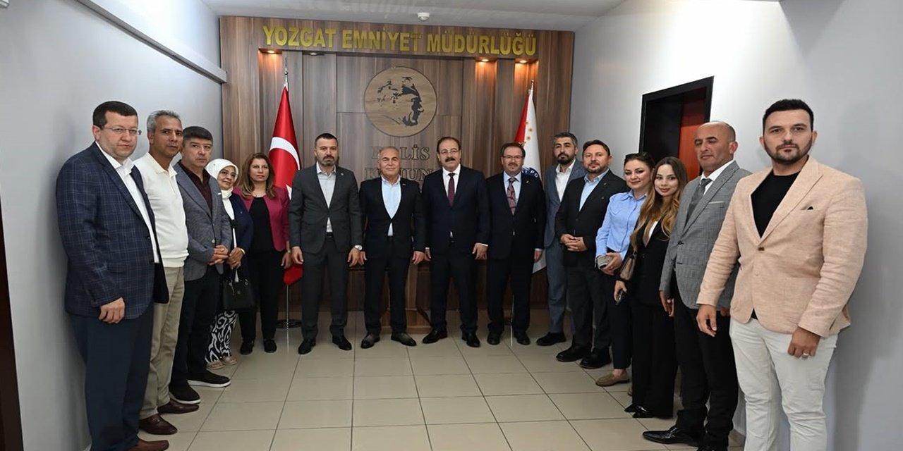 AK Parti Heyetinden Yozgat İl Emniyet Müdürü Tuncay Pekin’e Resmi Ziyaret