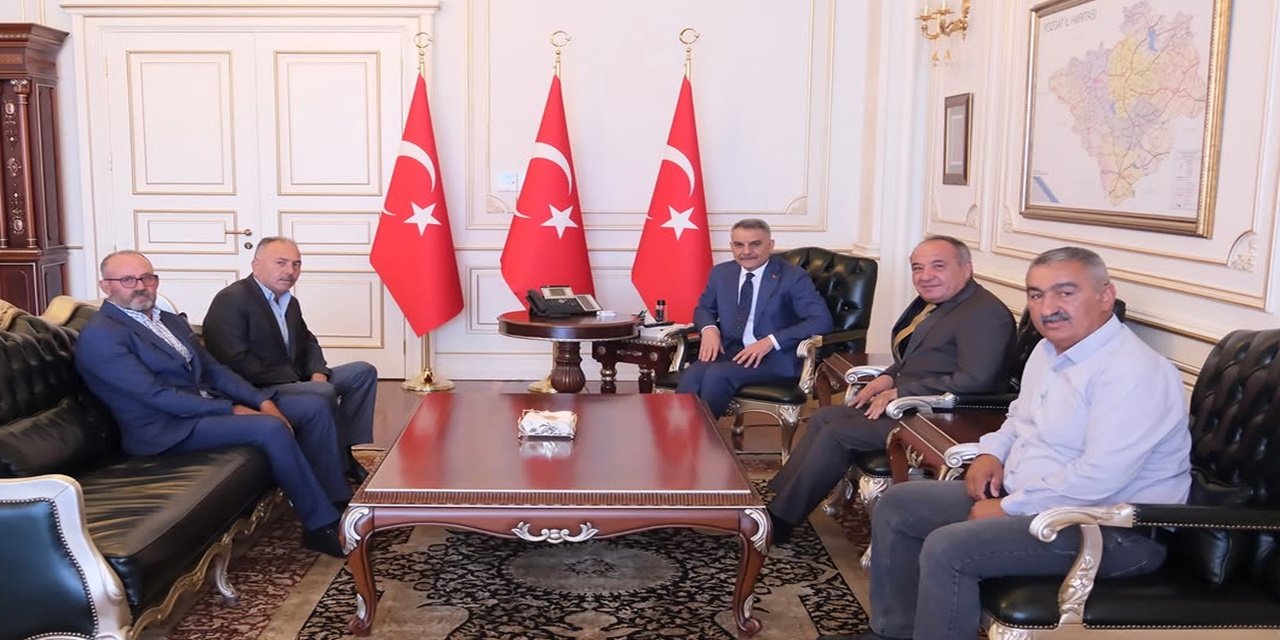 Boğazlıyan MHP Teşkilatından Valiliğe Ziyaret: Yeni Başkan Yazgan Vali Özkan'la Görüştü