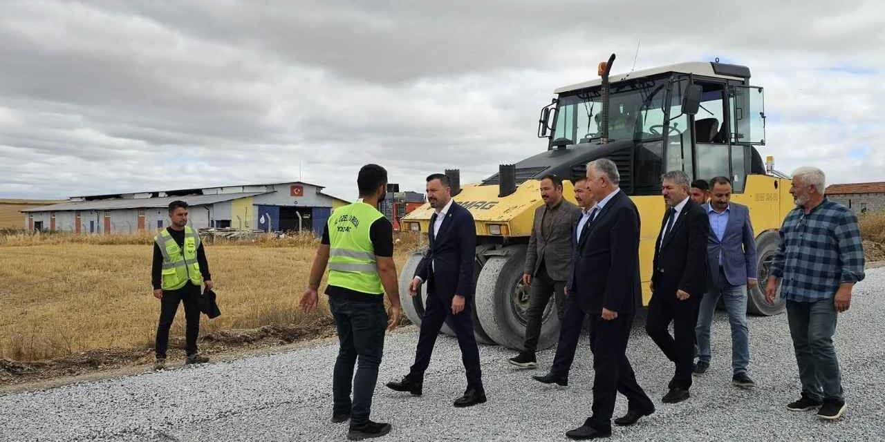 Yozgat Sorgun’da Ulaşım Seferberliği: İki Köy Arasında Asfalt Çalışması Başladı