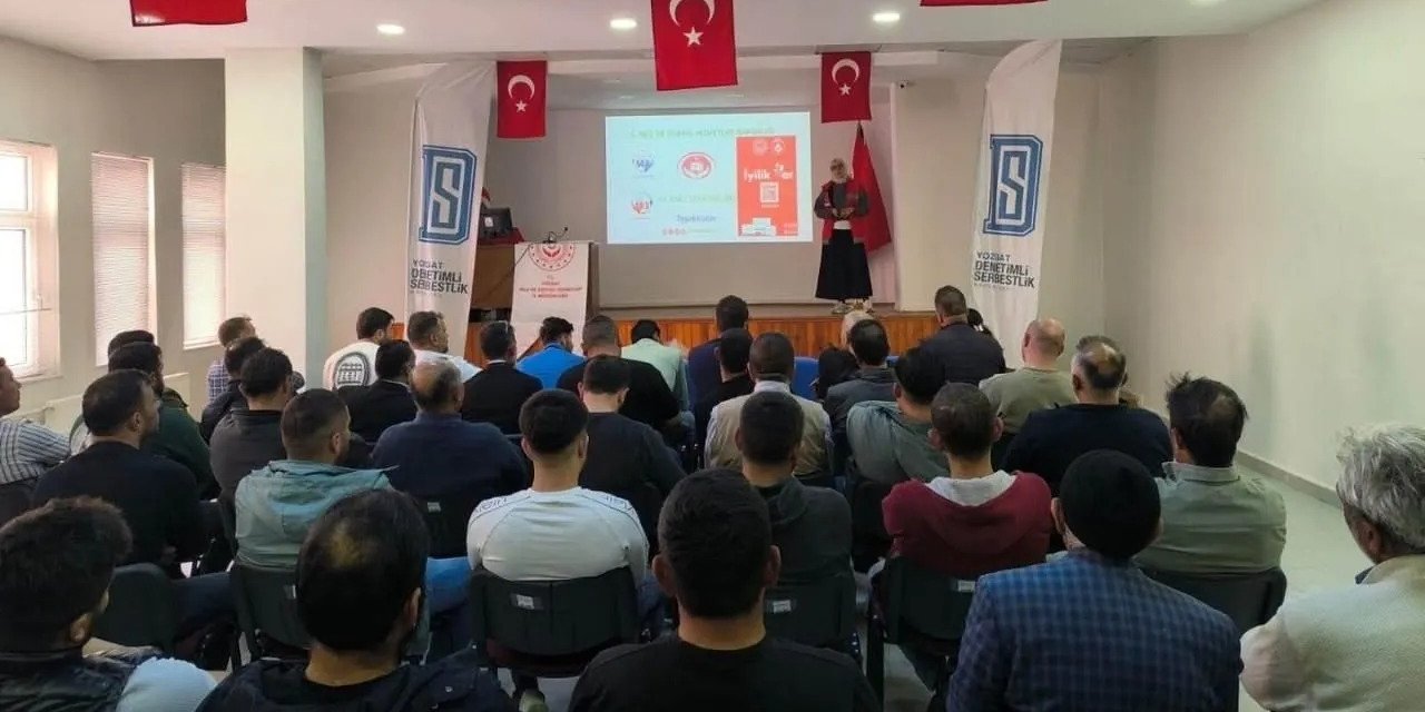 Yozgat'ta Denetimli Serbestlikteki Yükümlülere Öfke ve Stres Yönetimi Eğitimi Verildi